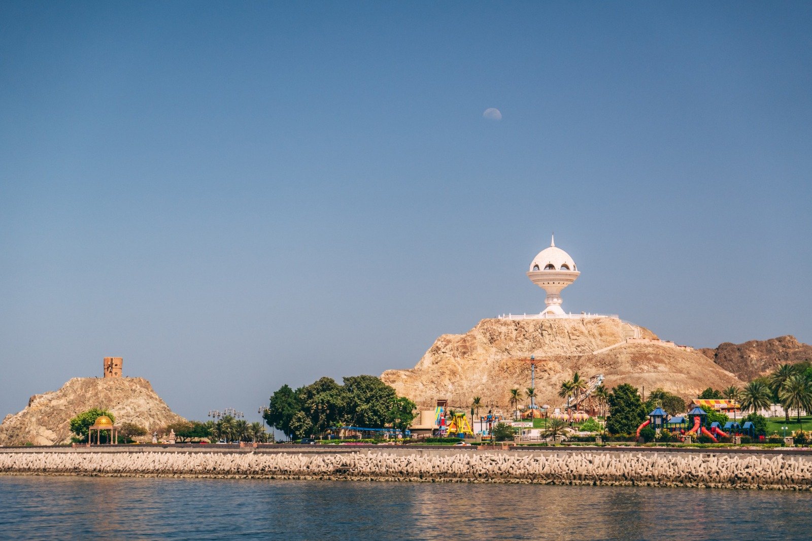 Arrival at Muscat